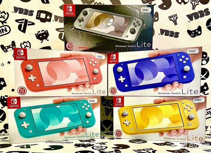 Новый Nintendo Switch lite с гарантией