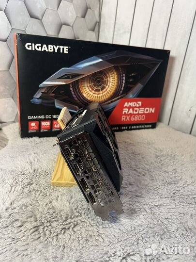 Видеокарта gigabyte RX 6800 gaming OC 16 гб