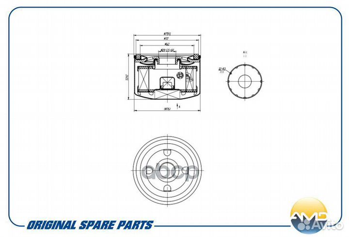 Фильтр масляный AMD.FL723 AMD