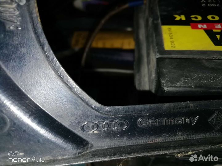 Заглушка на бампер под противотуманку audi