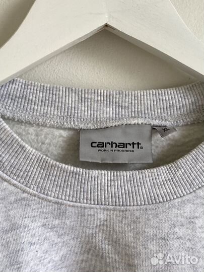 Свитшот carhartt серый