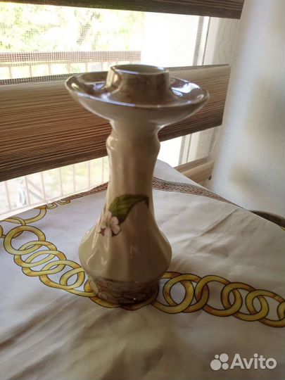 Подсвечник керамический времен СССР