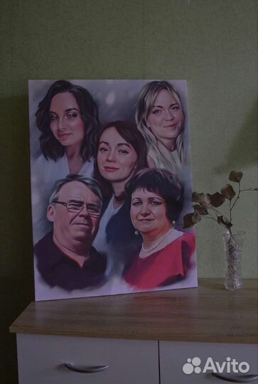 Портрет на заказ Портрет на Холсте