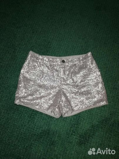 Шорты пайетки mango