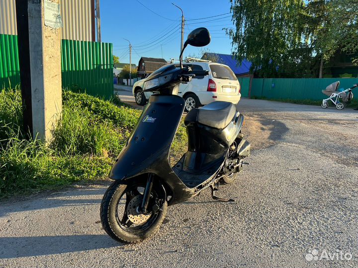 Скутер на ходу