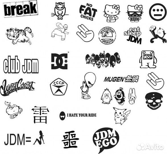 Виниловые наклейки на авто