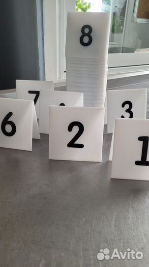 Номерки на столы