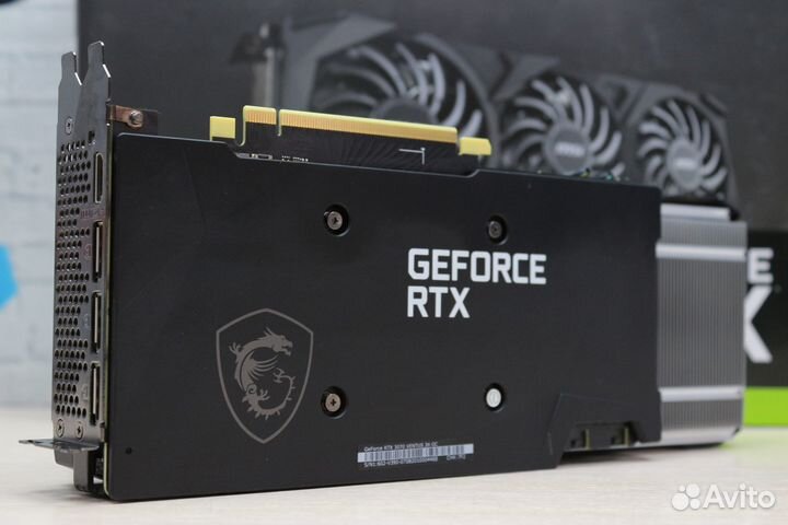 Видеокарта MSI RTX 3070 Ventus 3X OC 8GB Гар. днс