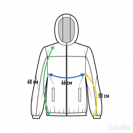 Ветровка Nike Windrunner Jacket DA0001-800 XL