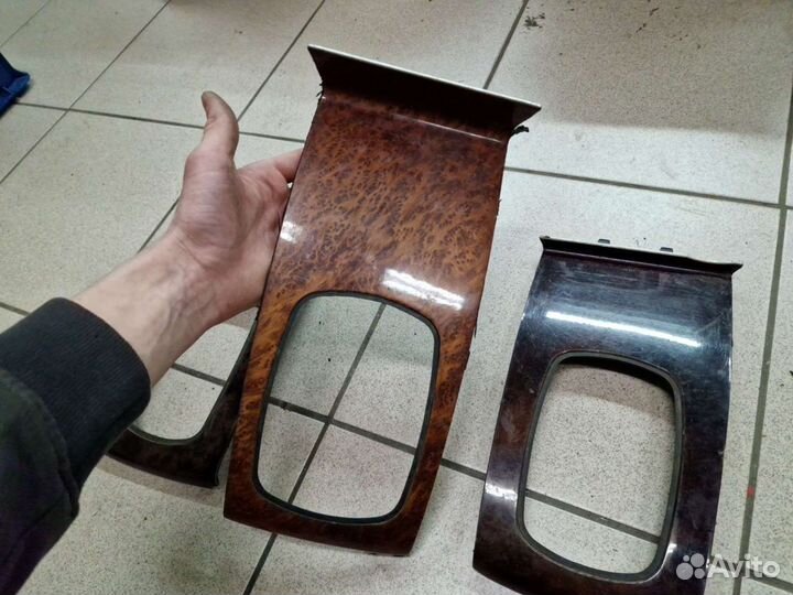 Накладка селектора АКПП Ауди А6 С5 под 2din и 1din