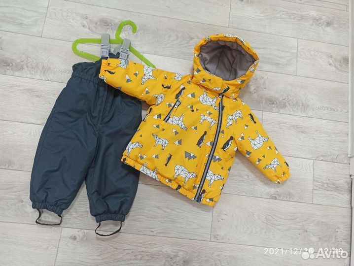 Новый зимний костюм Tokka tribe размер 80 +6