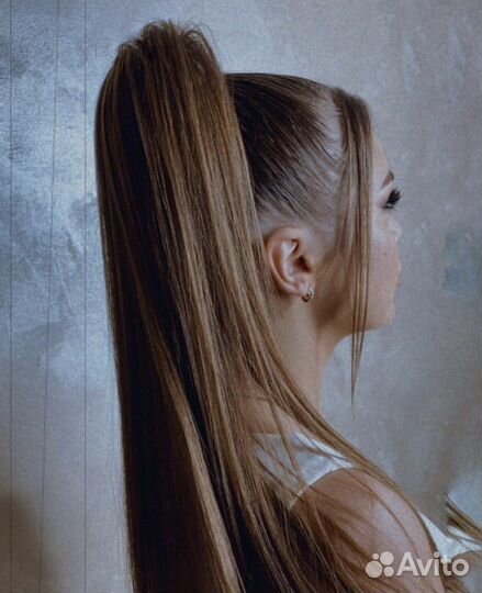 Многоразовый хвост на резинке / шиньон