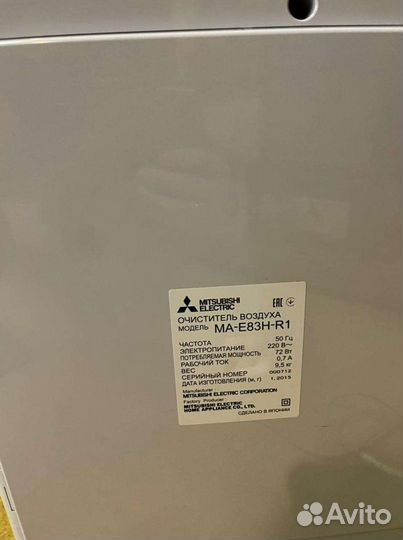 Очиститель воздуха Mitsubishi Electric MA-E83H-R1