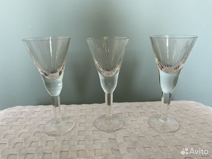 Рюмки стекло хрусталь