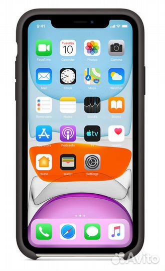 Чехол Apple Silicone Case для iPhone 11, черный
