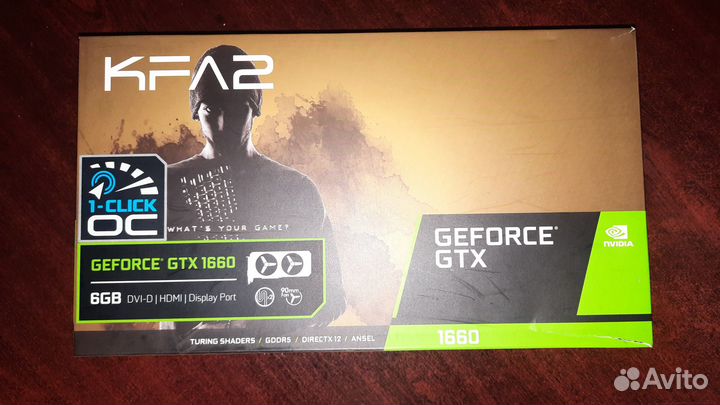 Видеокарта Kfa2 Geforce GTX 1660 6GB