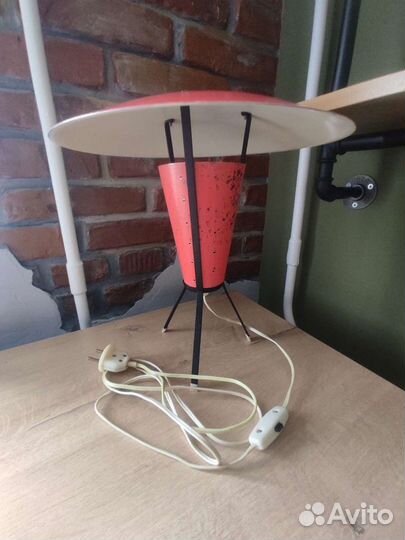 Настольная лампа СССР винтаж