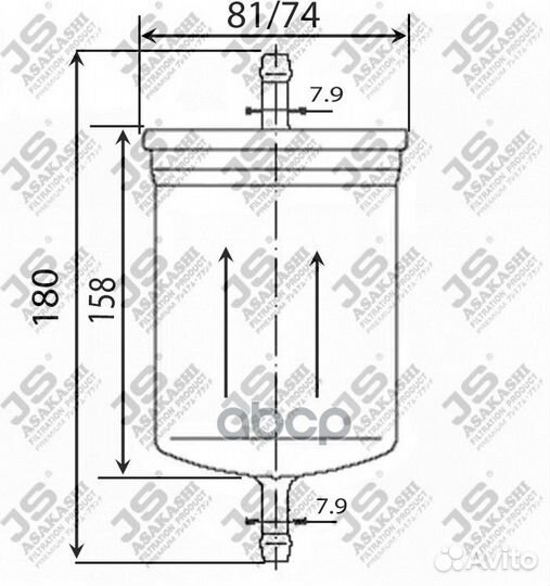 Фильтр топливный FS2070 JS Asakashi