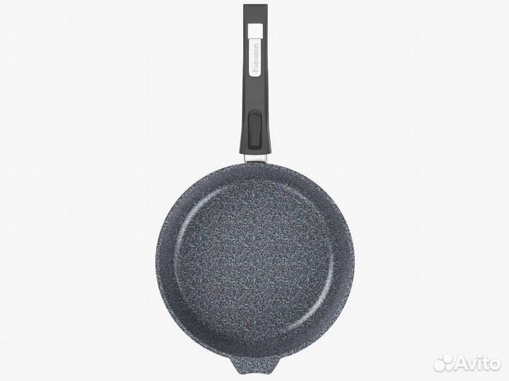 Сковорода d30с крышкой Гранит star