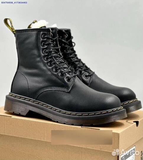 Ботинки Dr. Martens с мехом (Арт.18949)