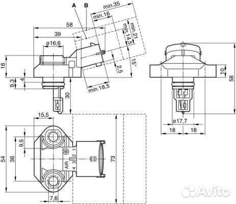 Bosch 0281002244 Датчик давления