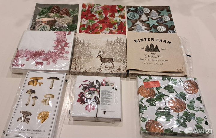 Салфетки HM, h&m, h and m для декупажа поштучно