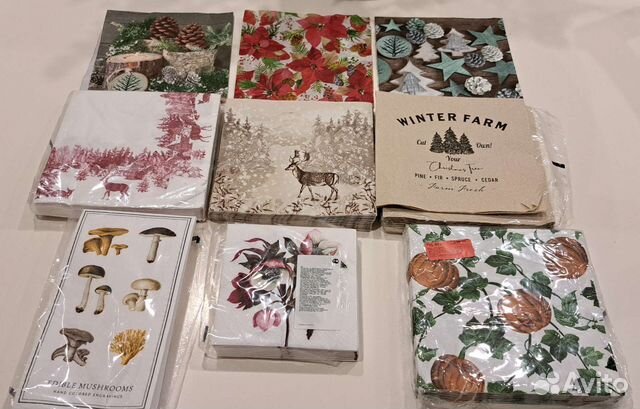 Салфетки HM, h&m, h and m для декупажа поштучно