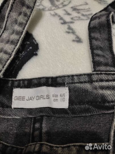 Джинсовый сарафан для девочки gloria