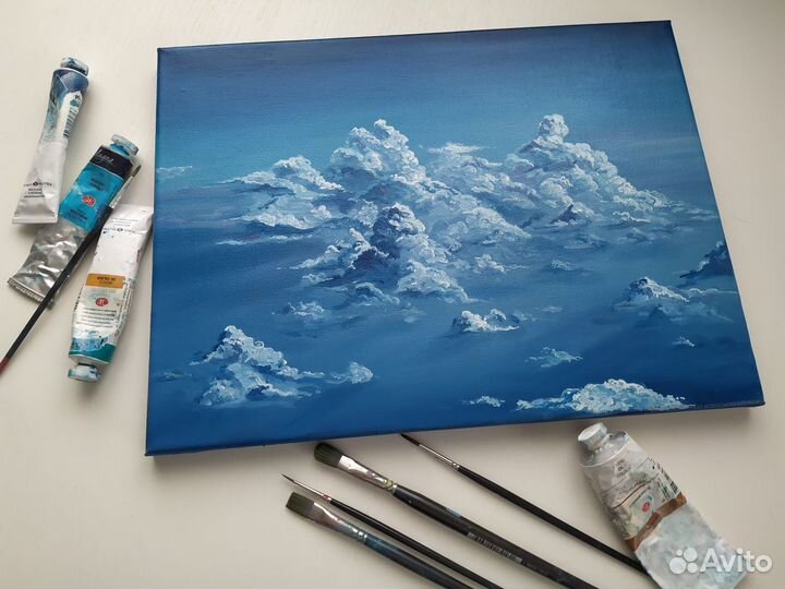 Картина маслом на холсте пейзаж