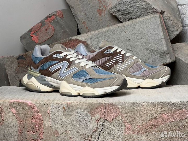 New Balance 9060 Sea Salt and Blue