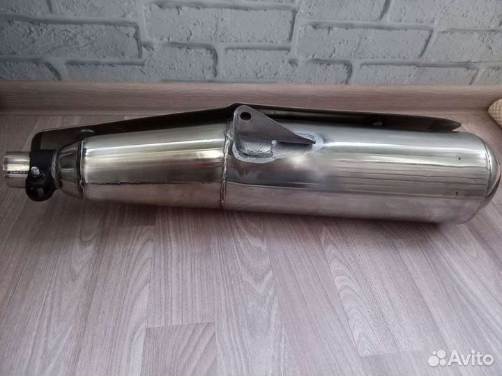 Глушитель от Stels Flex 250