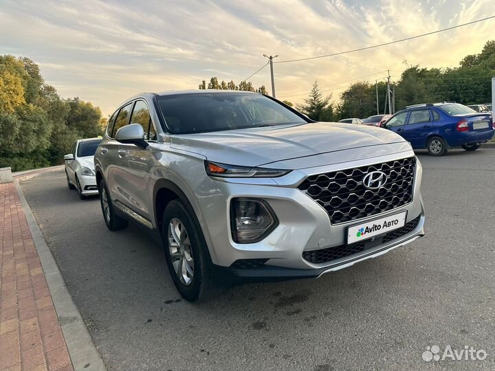 Hyundai Santa Fe 2.4 AT, 2019, 70 000 км