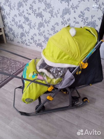 Детские санки коляска Ника Детям нд 7-2