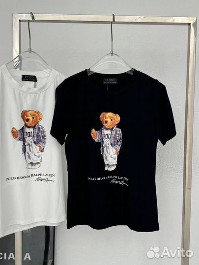 Футболка женская Polo Ralph Lauren черная