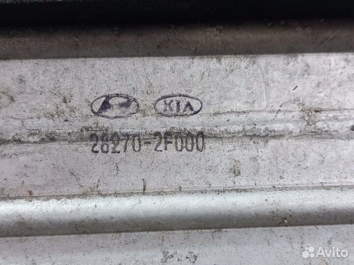 Радиатор интеркулера sorento