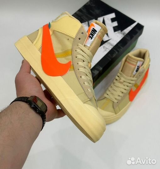 Кроссовки Nike Blazer Mid x Off White Кеды Новые