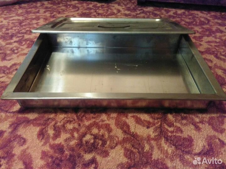 Противень с крышкой (нерж.сталь)