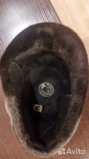 Меховая мужская кепка из нерпы