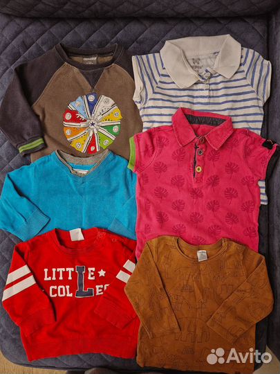 Детские вещи пакетом на мальчика 68 74