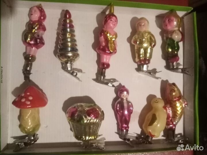 Елочные игрушки СССР
