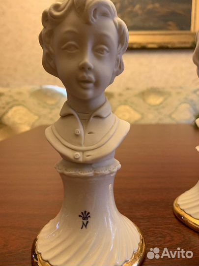 Статуэтка бисквитный фарфор Каподемонте