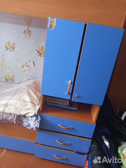 Двухярусная кровать бу