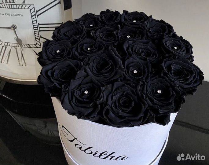 Букеты из черных роз, черные розы