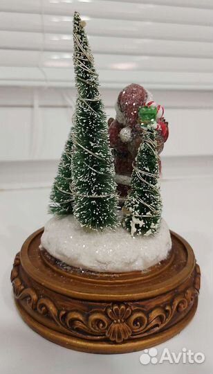 Композиция с подсветкой Дед Мороз