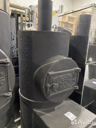 Печь для бани из трубы 426 мм