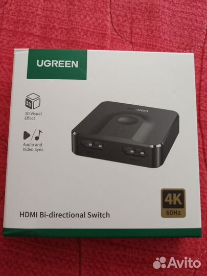 Hdmi коммутатор 2 in 1 новый