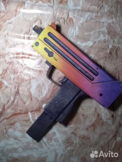 Пистоле-пулемёт резинкострел из CS GO