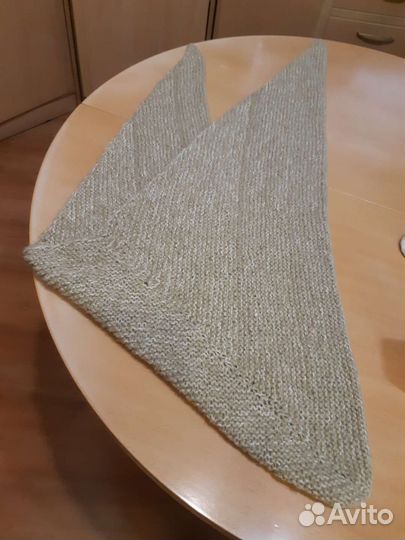 Бактус вязаный, шарф