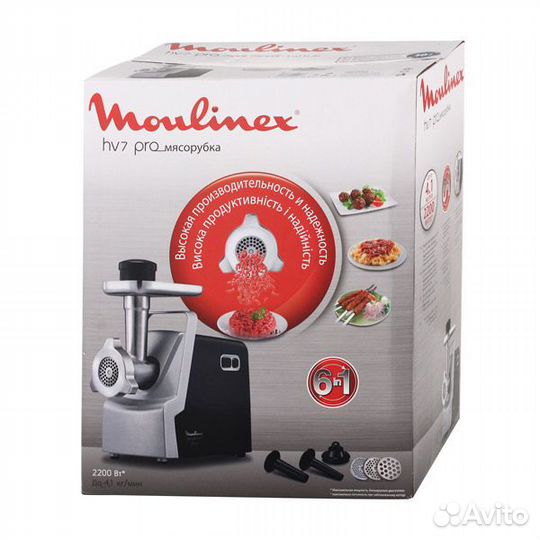 Электромясорубка Moulinex HV7 ME546810