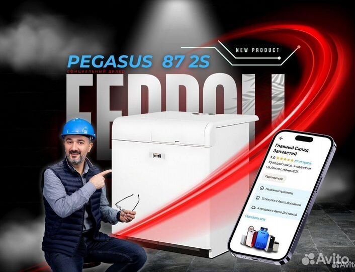 Котел газовый Ferroli Pegasus 87 2S